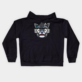 Shocked Raccoon Rocky Kids Hoodie